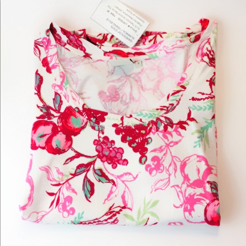 Lantana Garden Of Eden Short Sleeve Shirt